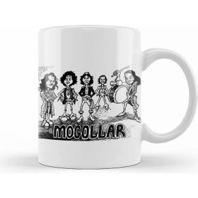 Humuts Porselen Beyaz Moğollar Kupa Bardak