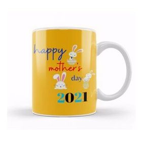 Humuts Porselen Beyaz Mothers Day 2021 Mother Heart Rainbows Kupa Bardak