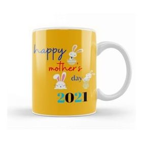 Humuts Porselen Beyaz Mothers Day 2021 Mother Heart Rainbows Kupa Bardak