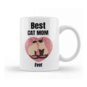 Humuts Porselen Beyaz Mothers Day Best Dog Mom Ever Gıft Kupa Bardak