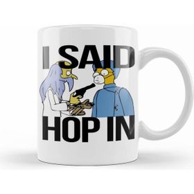 Humuts Porselen Beyaz Mr Burns The Spruce Moose Kupa Bardak