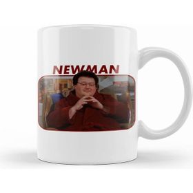 Humuts Porselen Beyaz Newman Seinfeld Kupa Bardak