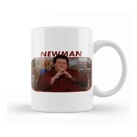 Humuts Porselen Beyaz Newman Seinfeld Kupa Bardak