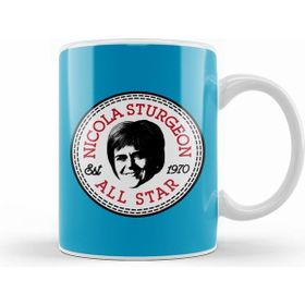 Humuts Porselen Beyaz Nicola Sturgeon All Star Converse Logo Kupa Bardak