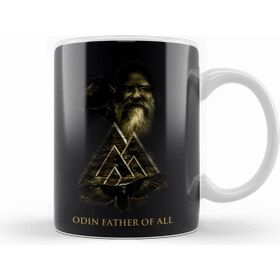 Humuts Porselen Beyaz Odin Father Of All Kupa Bardak