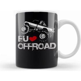 Humuts Porselen Beyaz Offroad Kupa Bardak