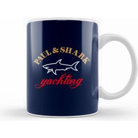 Humuts Porselen Beyaz Paul Shark Mens Logo Design 01 Kupa Bardak
