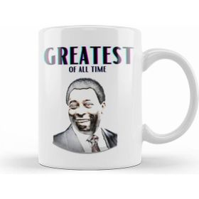 Humuts Porselen Beyaz Pelé Retro Rainbow Style Kupa Bardak