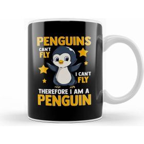 Humuts Porselen Beyaz Penguins Can T Fly And Therefore I Am A Penguin Kupa Bardak