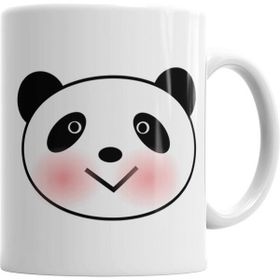 Humuts Porselen Beyaz Sevimli Panda Kupa Bardak