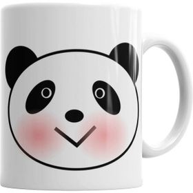 Humuts Porselen Beyaz Sevimli Panda Kupa Bardak