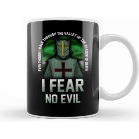 Humuts Porselen Beyaz Shadow Of Death I Fear No Evil Christian Templar Kupa Bardak