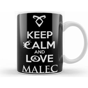 Humuts Porselen Beyaz Shadowhunters The Mortal Instruments Keep Calm And Love Malec Kupa Bardak