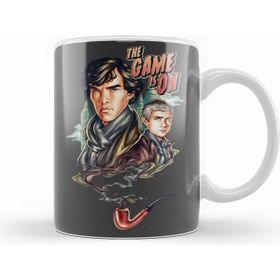 Humuts Porselen Beyaz Sherlock The Game Is On Kupa Bardak