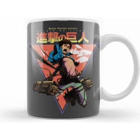 Humuts Porselen Beyaz Shingeki No Kyojin Attack On Titan Kupa Bardak