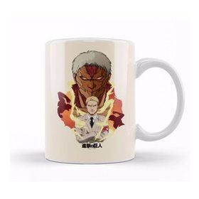 Humuts Porselen Beyaz Shingeki No Kyojin Attack On Titan Reiner Braun Armored Titan Kupa Bardak
