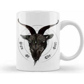 Humuts Porselen Beyaz Sign Of The Goat Kupa Bardak