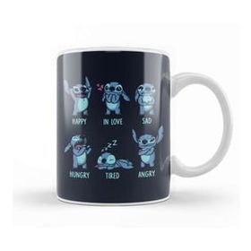 Humuts Porselen Beyaz Stitch Monster Emotions Kupa Bardak