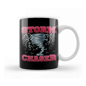 Humuts Porselen Beyaz Storm Chaser Severe Weather Tornado Obsessed Kupa Bardak