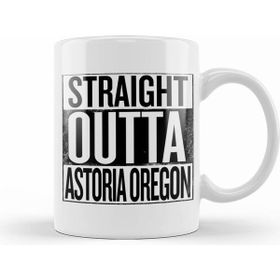Humuts Porselen Beyaz Straight Outta Asteria Oregon The Goonies Kupa Bardak