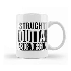 Humuts Porselen Beyaz Straight Outta Asteria Oregon The Goonies White Kupa Bardak