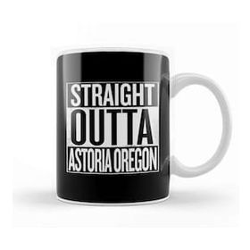 Humuts Porselen Beyaz Straight Outta Asteria Oregon The Goonies White Kupa Bardak