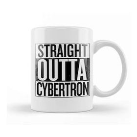 Humuts Porselen Beyaz Straight Outta Cybertron Transformers Kupa Bardak