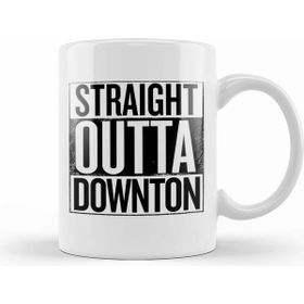 Humuts Porselen Beyaz Straight Outta Downton Abbey Kupa Bardak