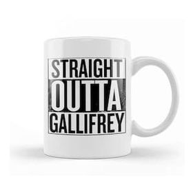 Humuts Porselen Beyaz Straight Outta Gallifrey Doctor Who Kupa Bardak