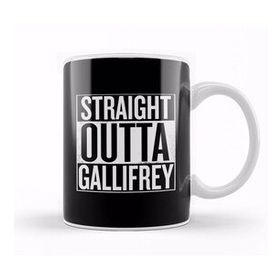 Humuts Porselen Beyaz Straight Outta Gallifrey Doctor Who White Kupa Bardak