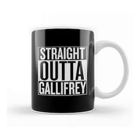 Humuts Porselen Beyaz Straight Outta Gallifrey Doctor Who White Kupa Bardak
