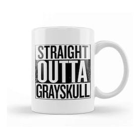 Humuts Porselen Beyaz Straight Outta Grayskull He Man And The Masters Of The Universe Kupa Bardak