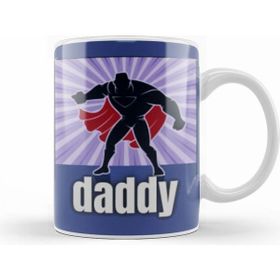 Humuts Porselen Beyaz Super Daddy Fathers Day Gift 2021 Kupa Bardak