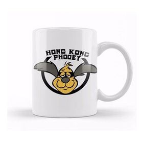 Humuts Porselen Beyaz Super Guy Portrait Hong Kong Phooey Kupa Bardak