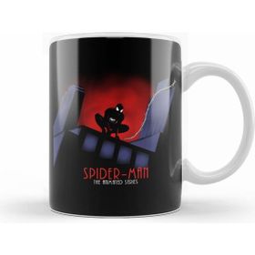 Humuts Porselen Beyaz Superheros Spider The Animated Kupa Bardak