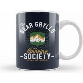Humuts Porselen Beyaz The Bear Grylls Camping Society Kupa Bardak