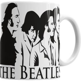 Humuts Porselen Beyaz The Beatles 02 Kupa Bardak
