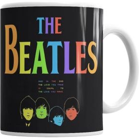 Humuts Porselen Beyaz The Beatles Kupa Bardak