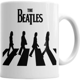 Humuts Porselen Beyaz The Beatles Kupa Bardak