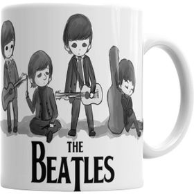 Humuts Porselen Beyaz The Beatles Kupa Bardak