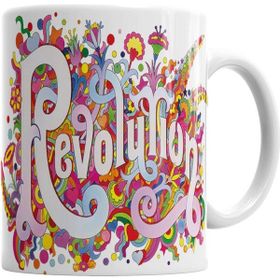 Humuts Porselen Beyaz The Beatles Revolution Kupa Bardak