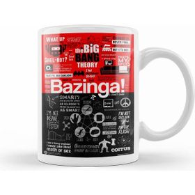 Humuts Porselen Beyaz The Big Bang Theory Bazinga Kupa Bardak