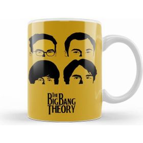 Humuts Porselen Beyaz The Big Bang Theory Sarı Zemin Kupa Bardak