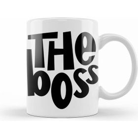 Humuts Porselen Beyaz The Boss 05 Kupa Bardak