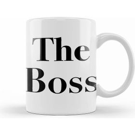 Humuts Porselen Beyaz The Boss 08 Kupa Bardak