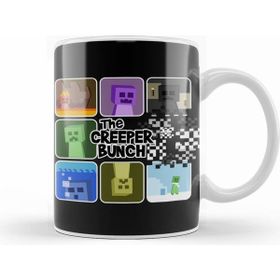 Humuts Porselen Beyaz The Creeper Bunch Minecraft Kupa Bardak
