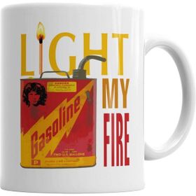Humuts Porselen Beyaz The Doors Gas Kupa Bardak