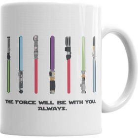 Humuts Porselen Beyaz The Force Saberskupa Bardak