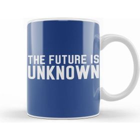 Humuts Porselen Beyaz The Future Is Unknown Slogan Kupa Bardak