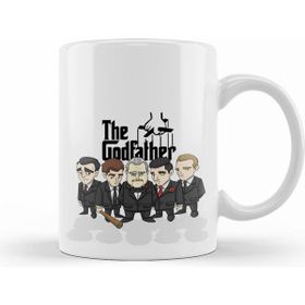 Humuts Porselen Beyaz The Godfather Illüstrasyon Kupa Bardak